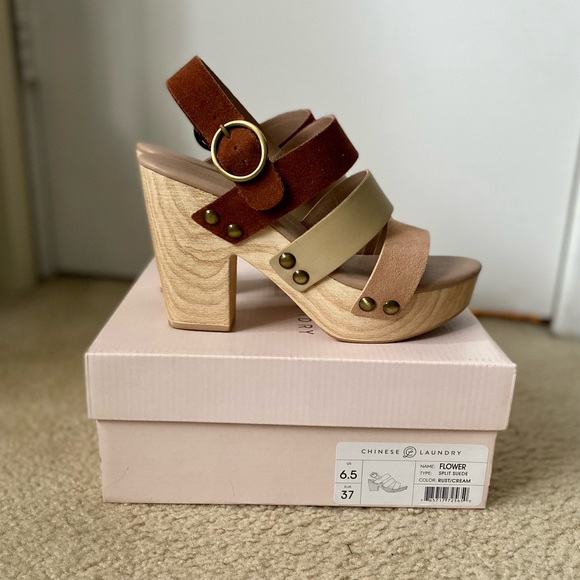 Chinese Laundry multicolor strap heels - Picture 8 of 8